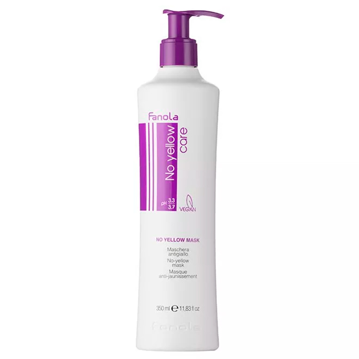 Fanola Wonder No Yellow Mask — антижелтая маска для нейтрализации желтизны волос, 350 мл